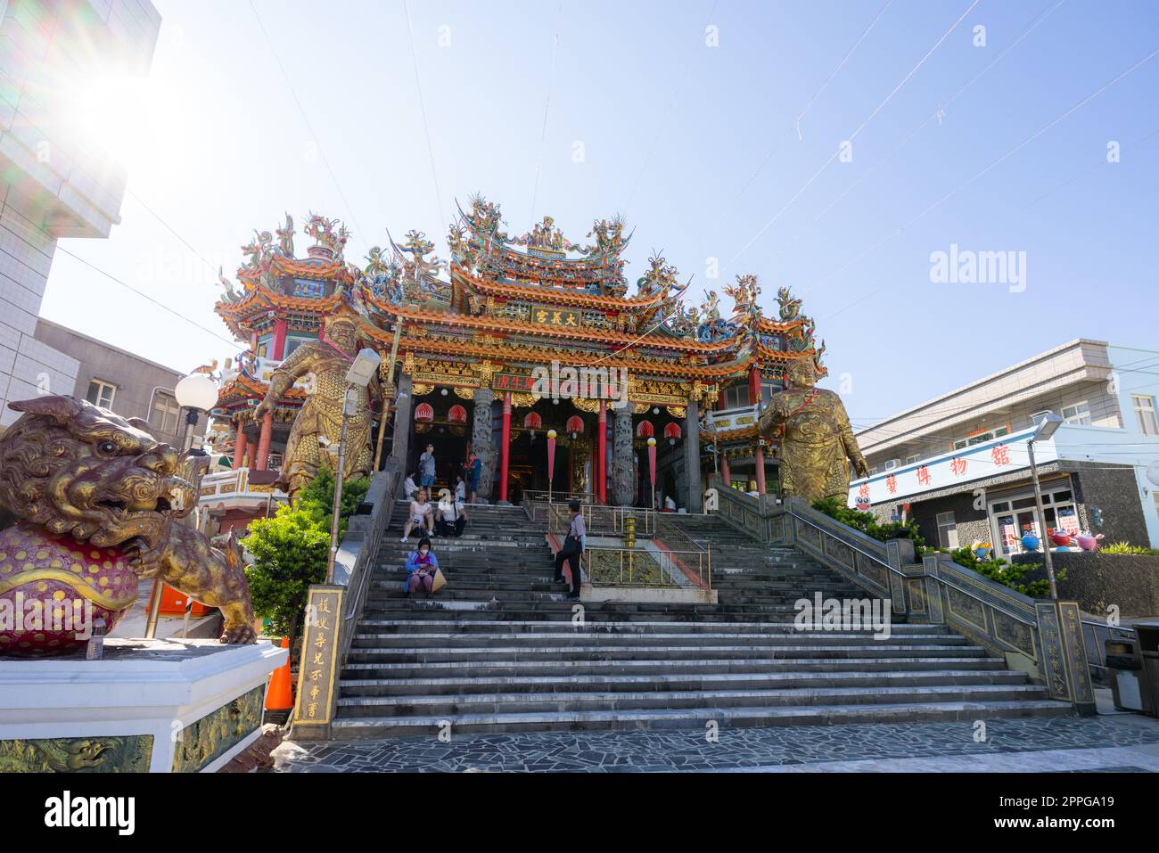 Penghu, Taïwan 22 juin 2022 : Temple Zhuwan Dayi à Penghu, Taïwan Banque D'Images