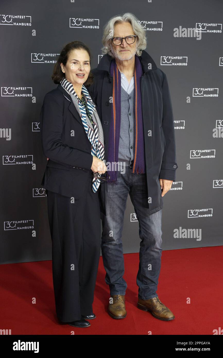 Barbara Auer,Martin Langer,ouverture du festival de cinéma Hambourg 2022 au CinemaxX Dammtor,Hambourg,29.09.2022 Banque D'Images