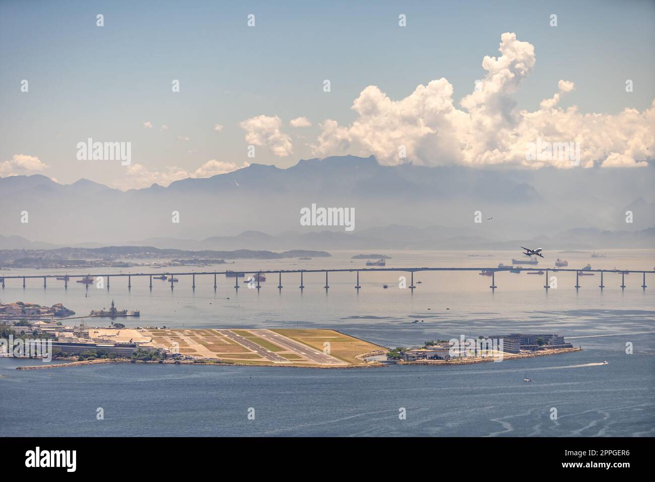 Aéroport Santos Dumont à Rio de Janeiro, Brésil Banque D'Images