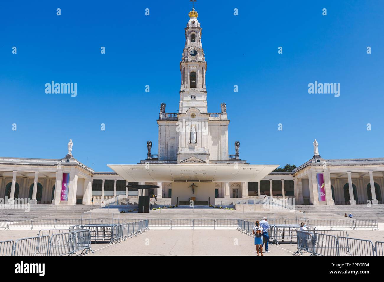 Sanctuaire de notre-Dame de Fatima, santarem, Portugal Banque D'Images