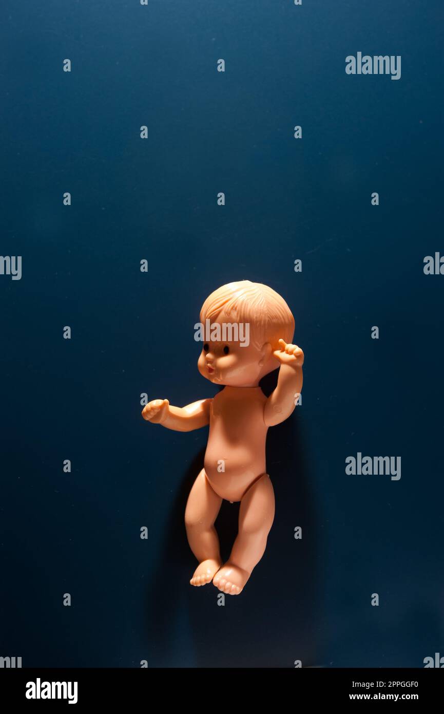 poupée jouet en plastique pour bébé Banque D'Images