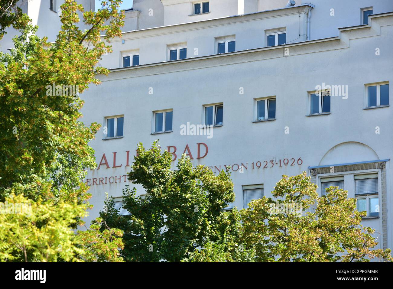 Le célèbre bain Amalioen à Vienne Banque D'Images