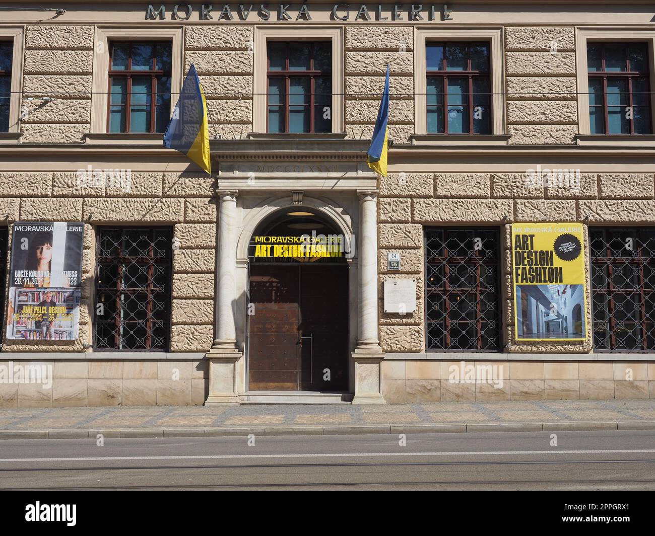 Galerie morave à Brno Banque D'Images