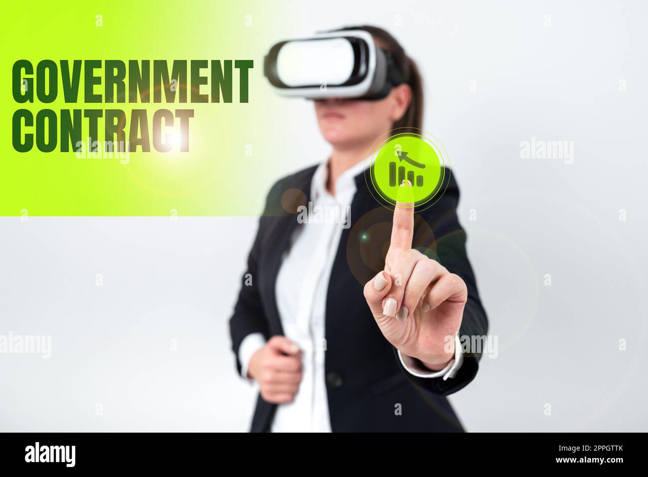 Texte montrant le contrat du gouvernement inspiration. Processus d'accord sur les idées commerciales pour vendre des services à l'administration Banque D'Images