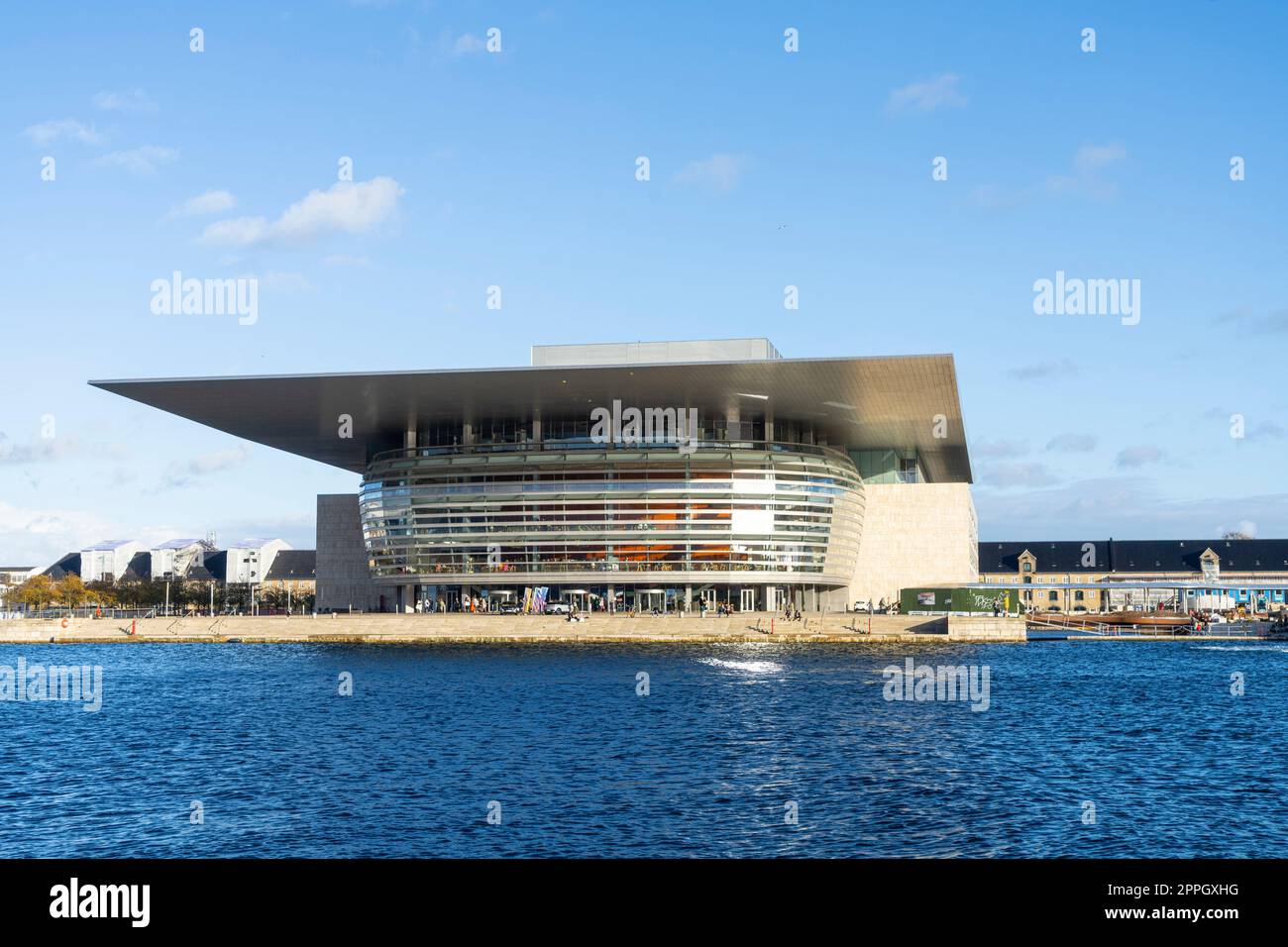 Bâtiment de l'Opéra de Copenhague au Danemark Banque D'Images