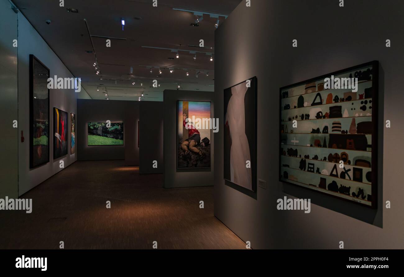 Musée de Silésie - Galerie d'Art polonais après l'année 1945 Banque D'Images