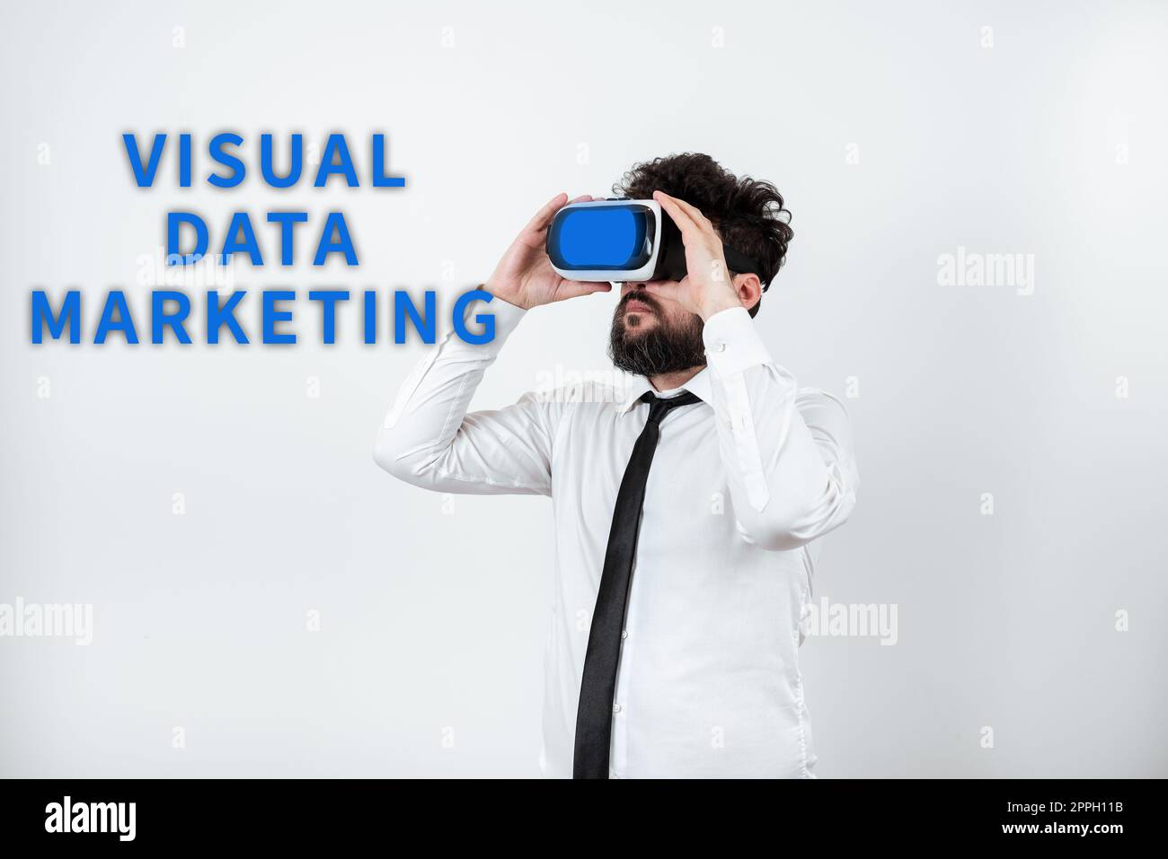 Écriture affichant du texte Visual Data Marketing. Idée commerciale utilisez des images pour transmettre des informations sous forme visuelle Banque D'Images