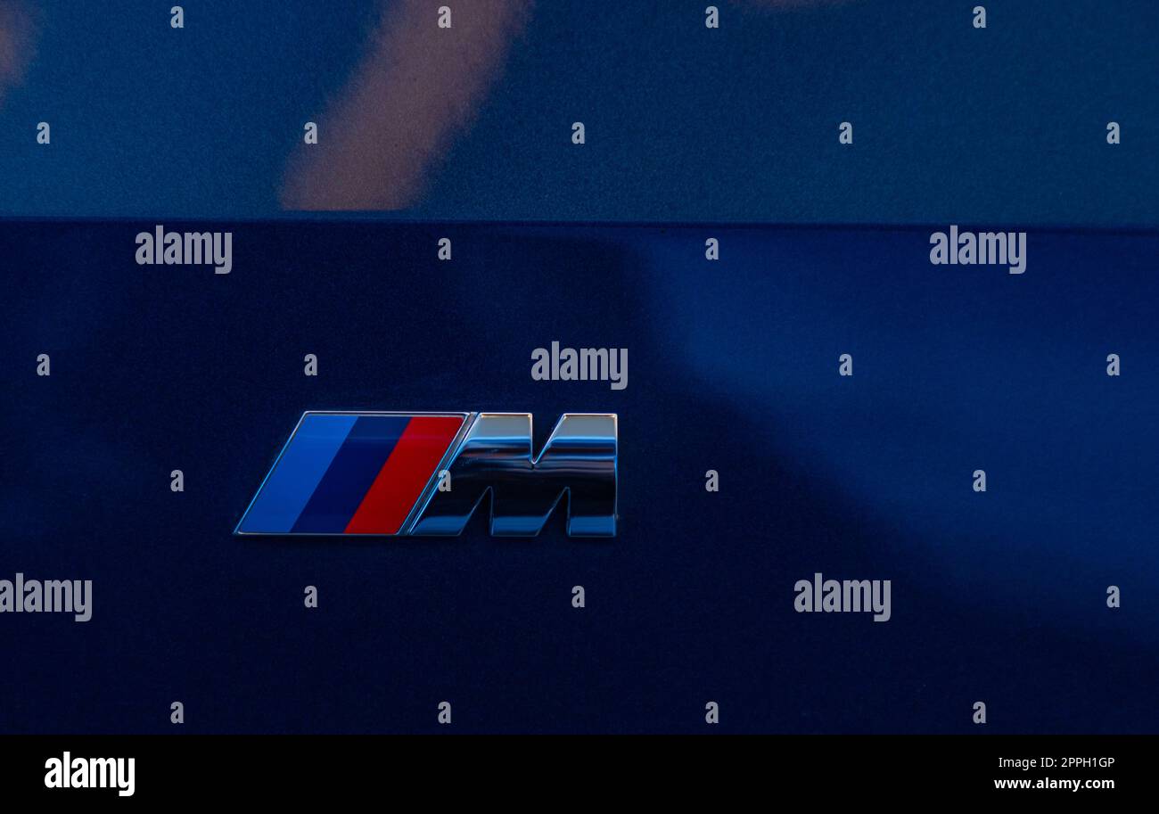 Logo BMW M. Banque D'Images