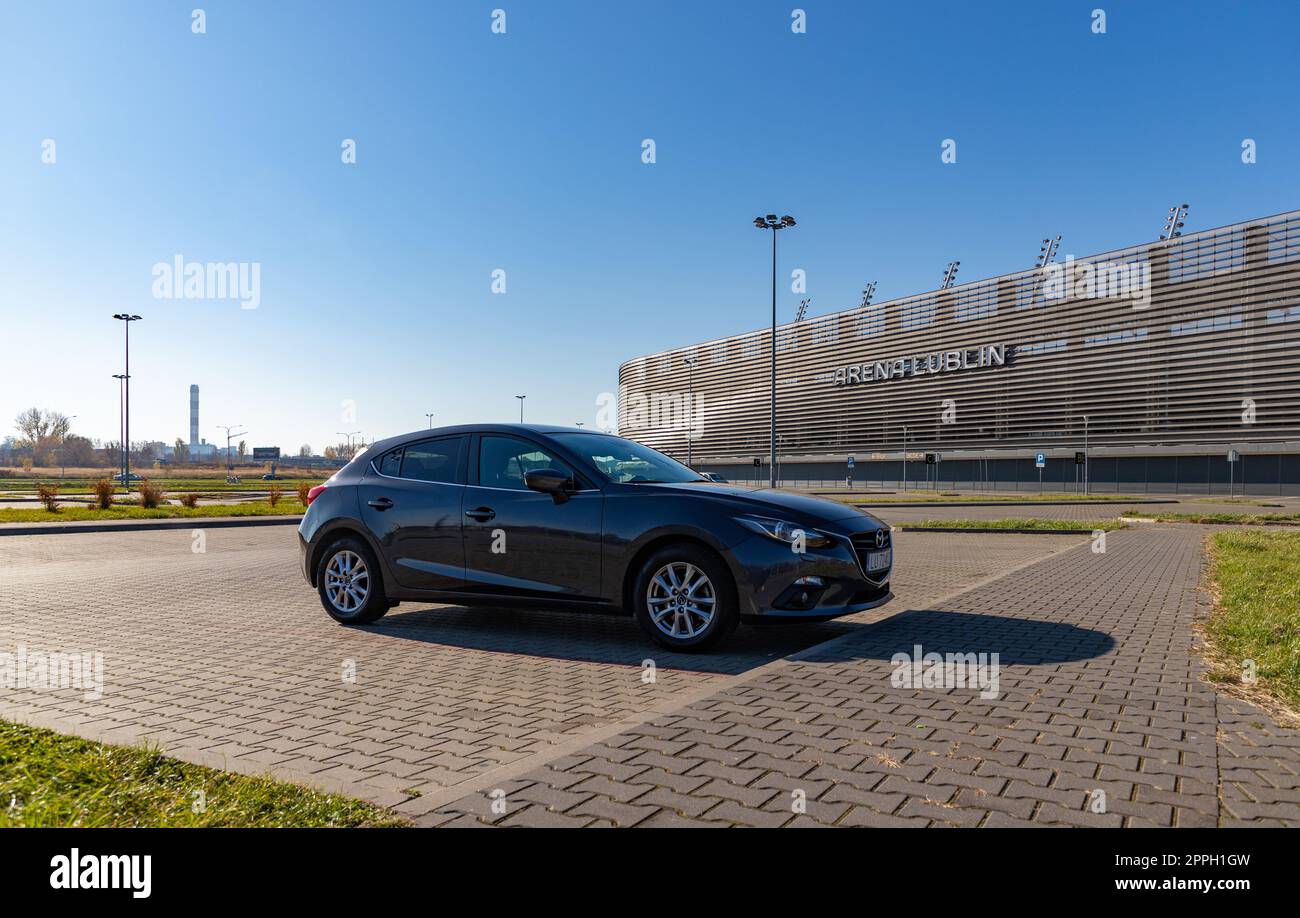 Mazda3 Hatchback Banque D'Images