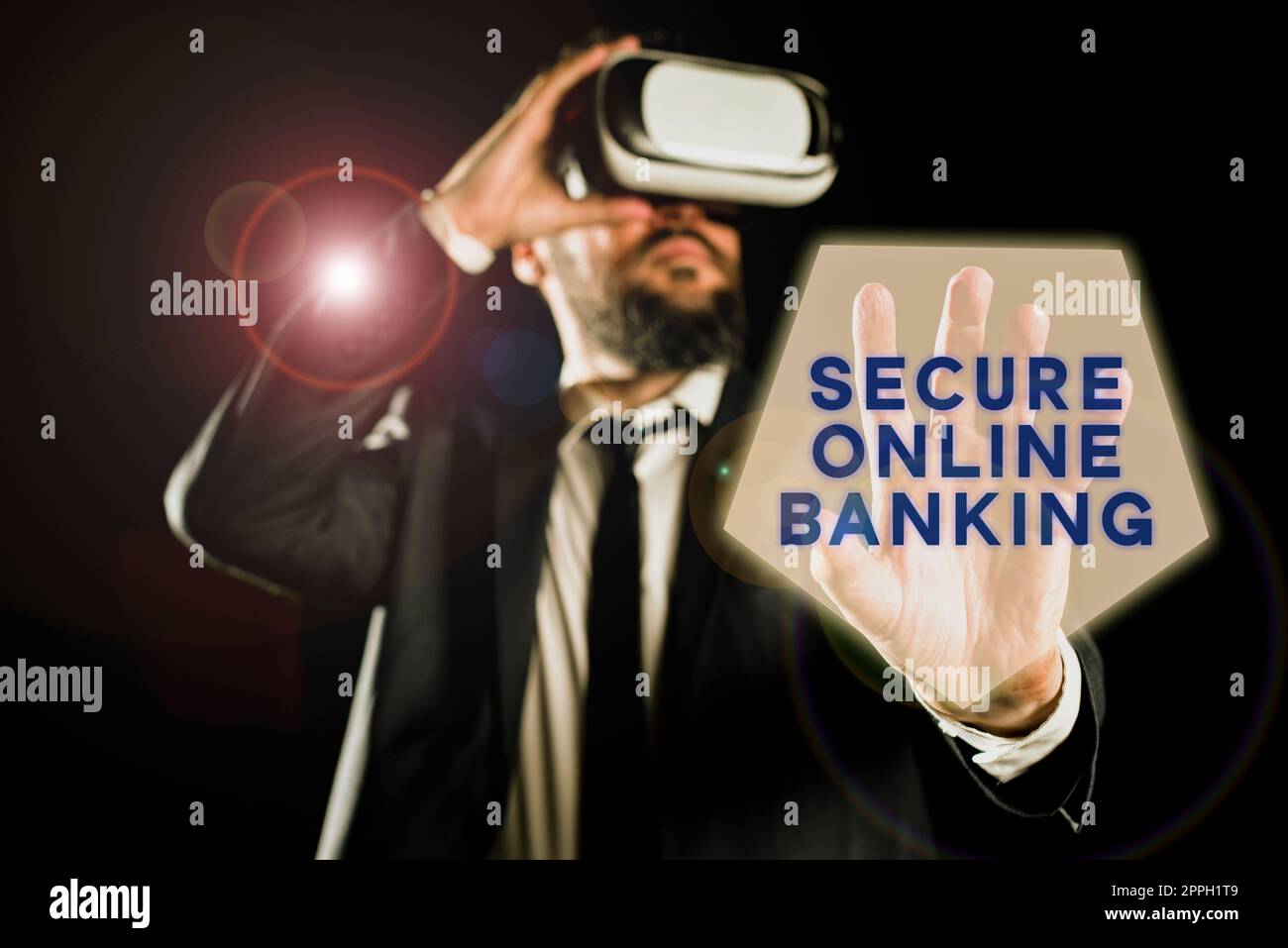 Inspiration montrant le signe de la banque en ligne sécurisée. Concept Internet manière sûre de gérer les comptes sur Internet Banque D'Images