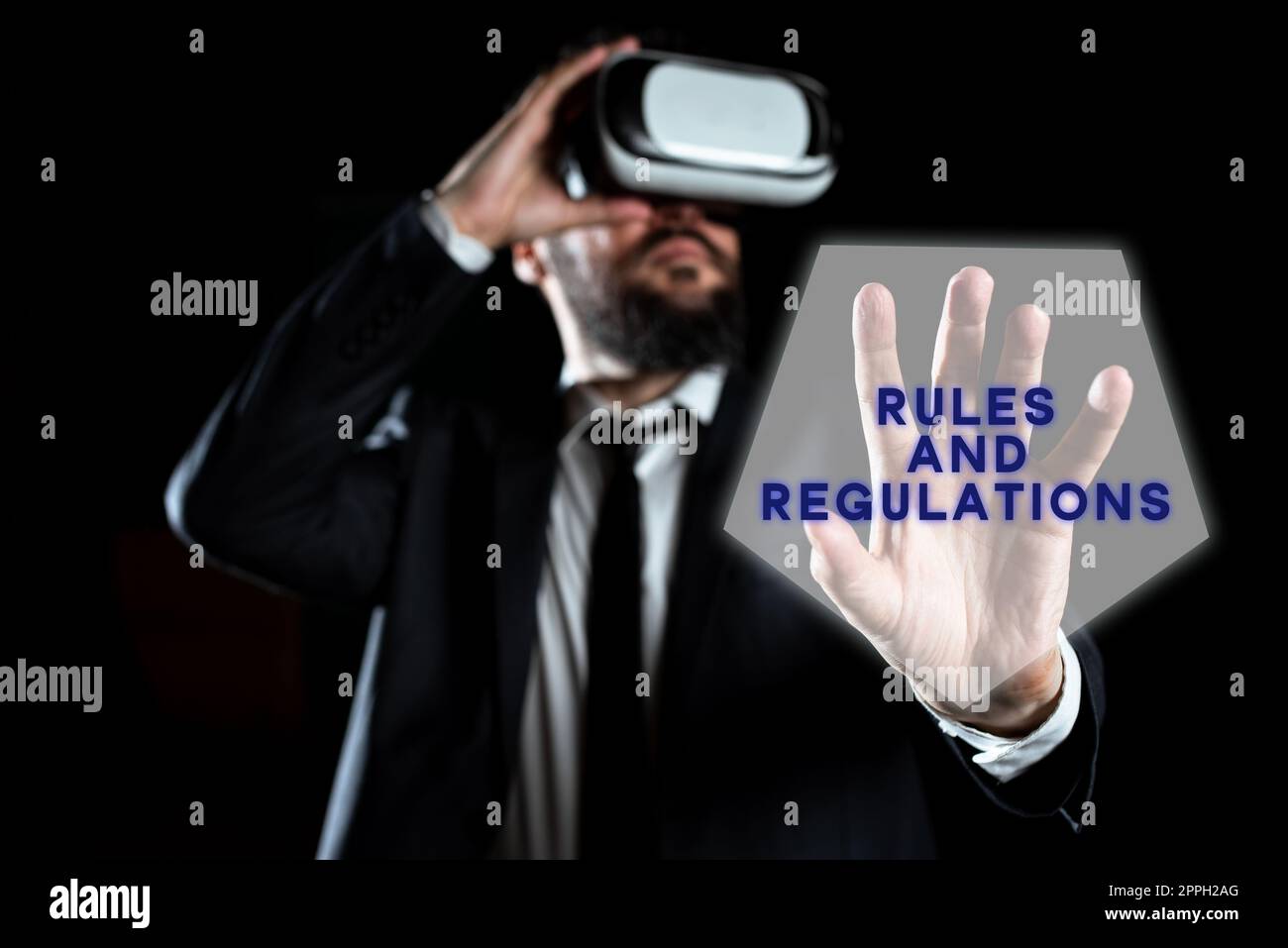 Inspiration montrant le signe règles et règlements. Directives de concept Internet à suivre lors de la conclusion d'une transaction Banque D'Images