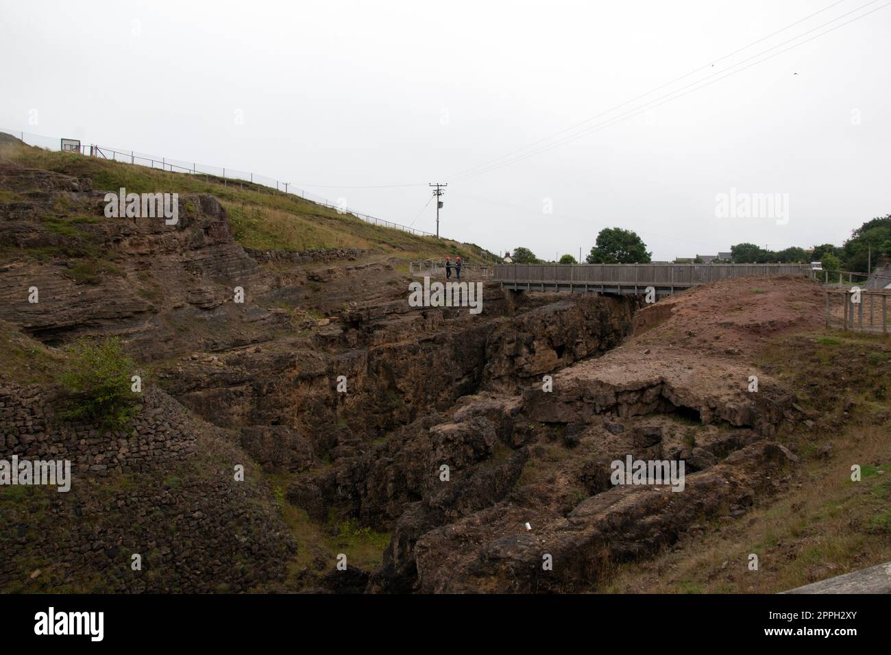 Mines de cuivre préhistoriques à Walves, les mines de Great Orme Banque D'Images