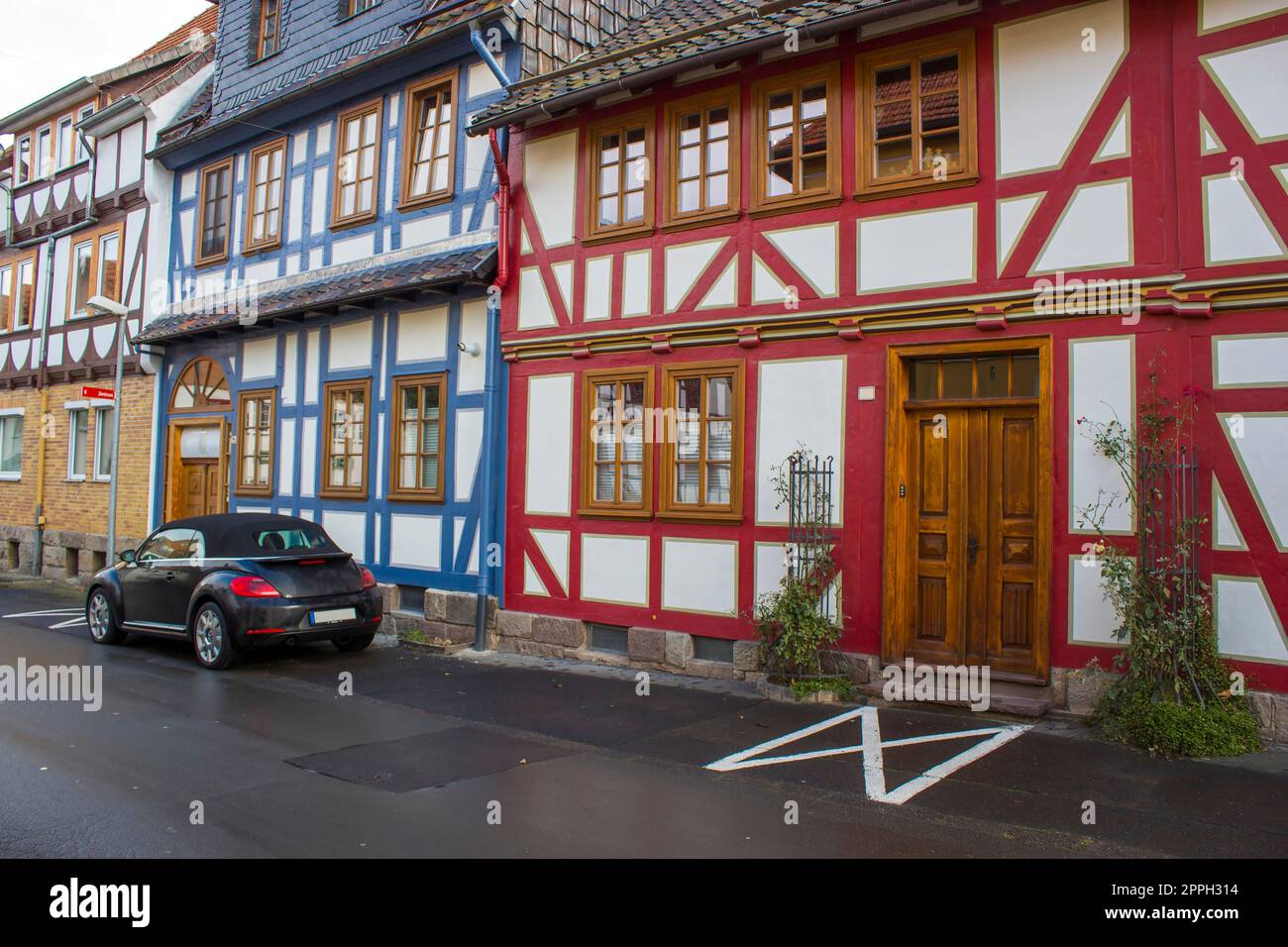 Maison à Witzenhausen dans la vallée de la Werra en Allemagne, Hesse Banque D'Images