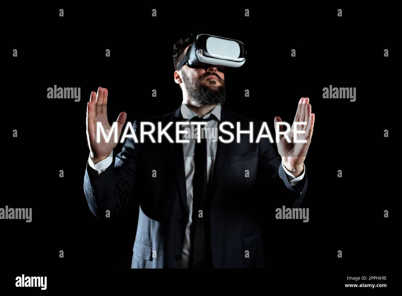 Écriture affichant le texte Market Share. Idée d'entreprise la partie d'un marché contrôlée par une entreprise particulière Banque D'Images