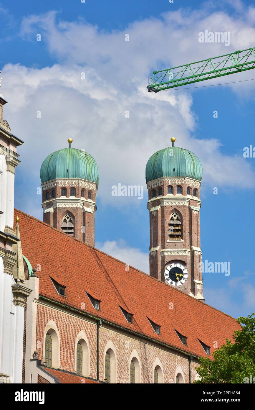 À Munich Frauenkirche Banque D'Images