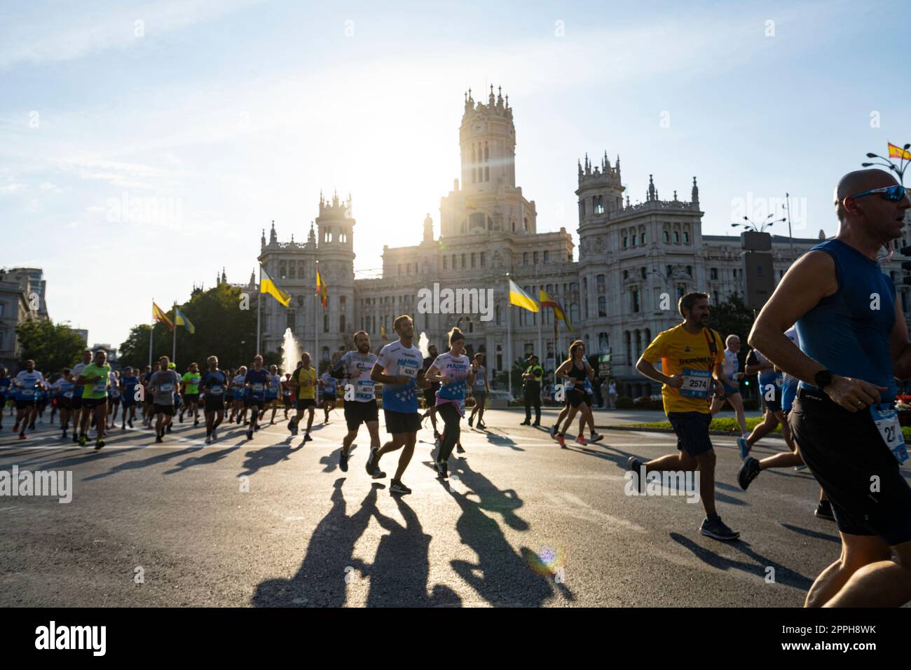 Madrid corre por Madrid 2022 coureurs Banque D'Images