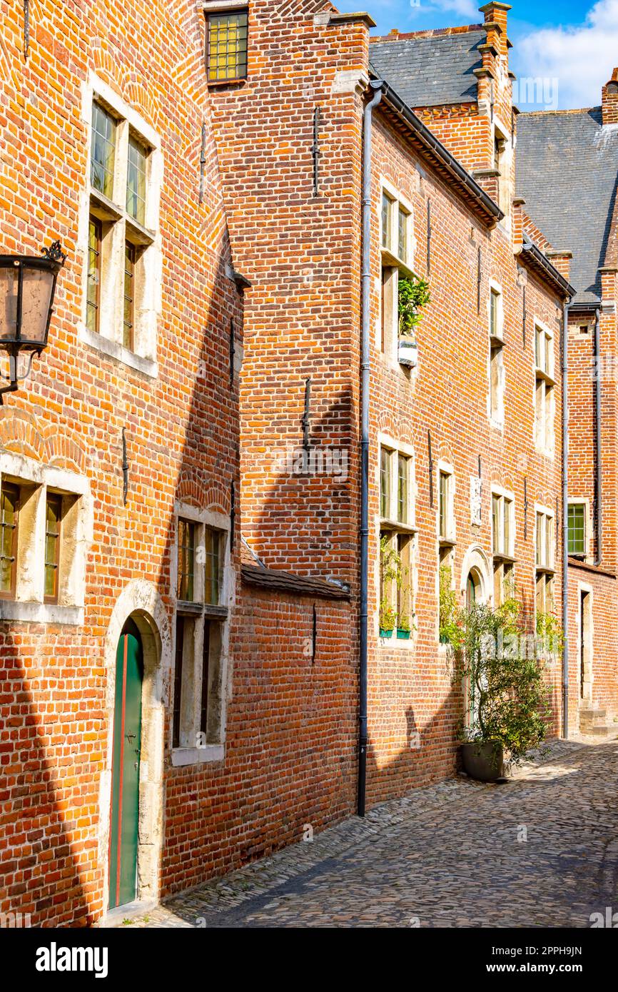 Architecture historique du Grand Béguinage de Louvain, Belgique Banque D'Images