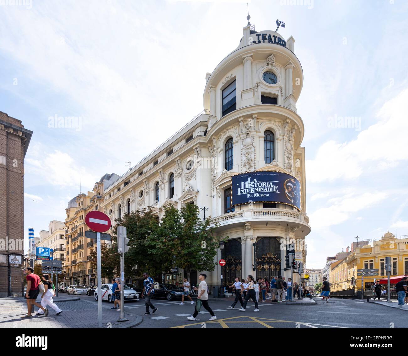 Théâtre Calderon à Madrid, Espagne Banque D'Images