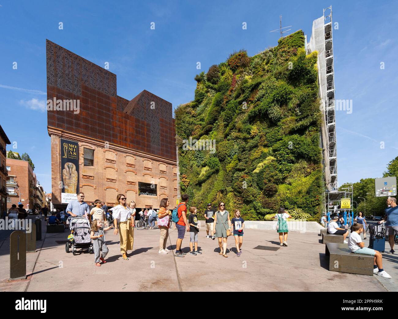 Forum Caixa à Madrid, Espagne Banque D'Images