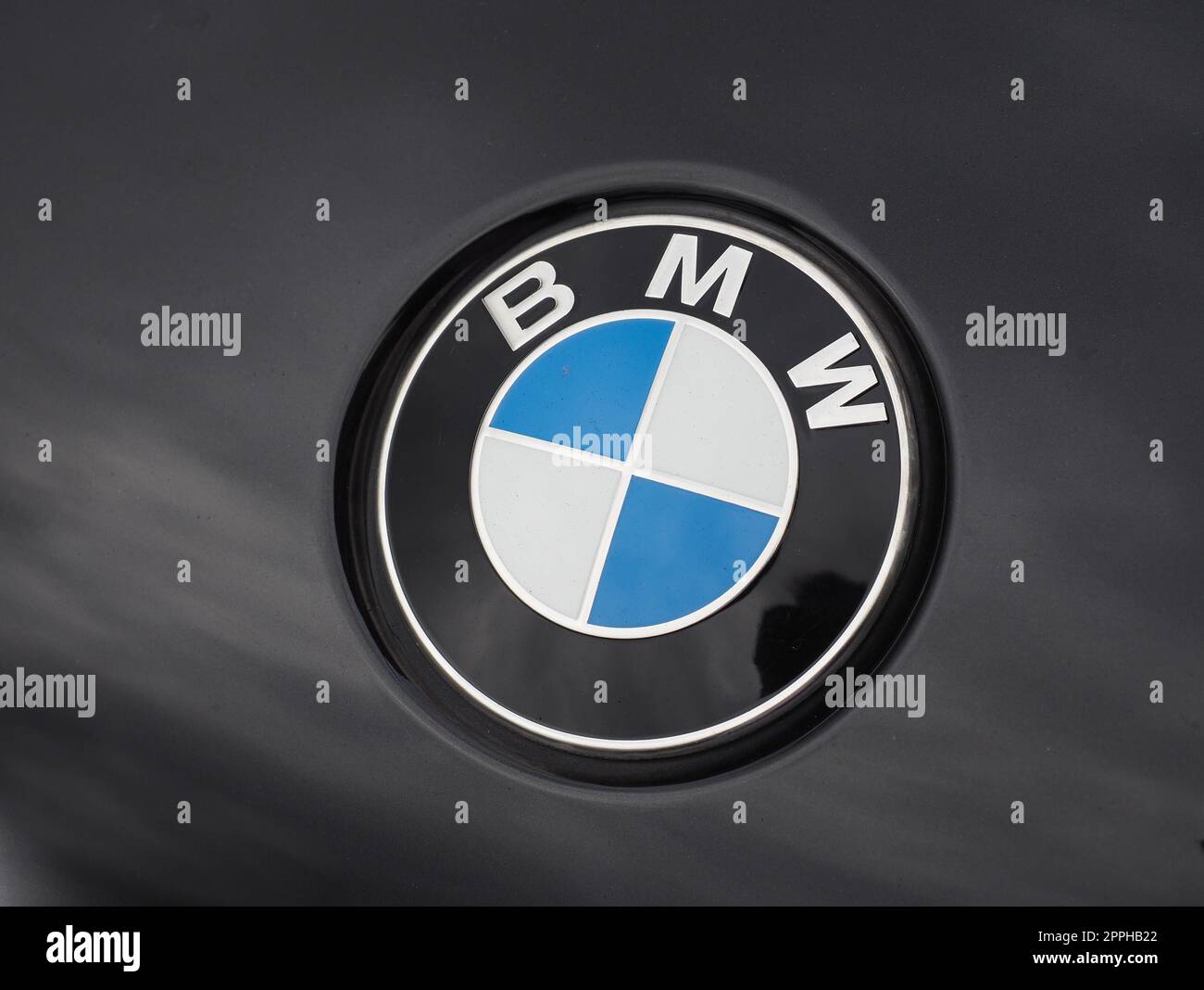 Panneau de voiture BMW Banque D'Images