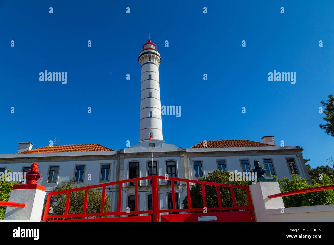 phare de Vila Real de Santo Antonio Banque D'Images