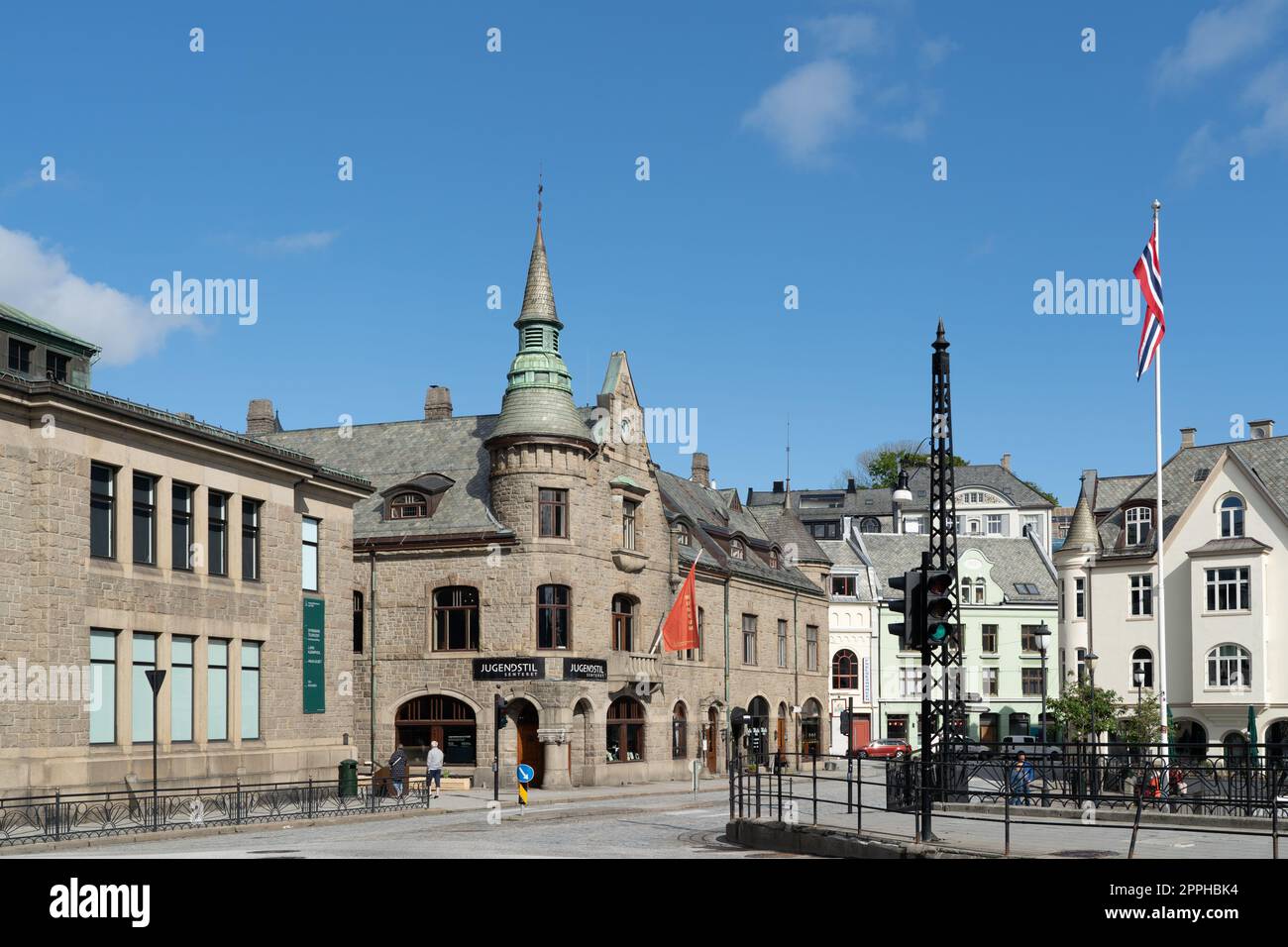 Ancienne pharmacie avec son propre musée à Alesund, Norvège, 05 juin 2022 Banque D'Images