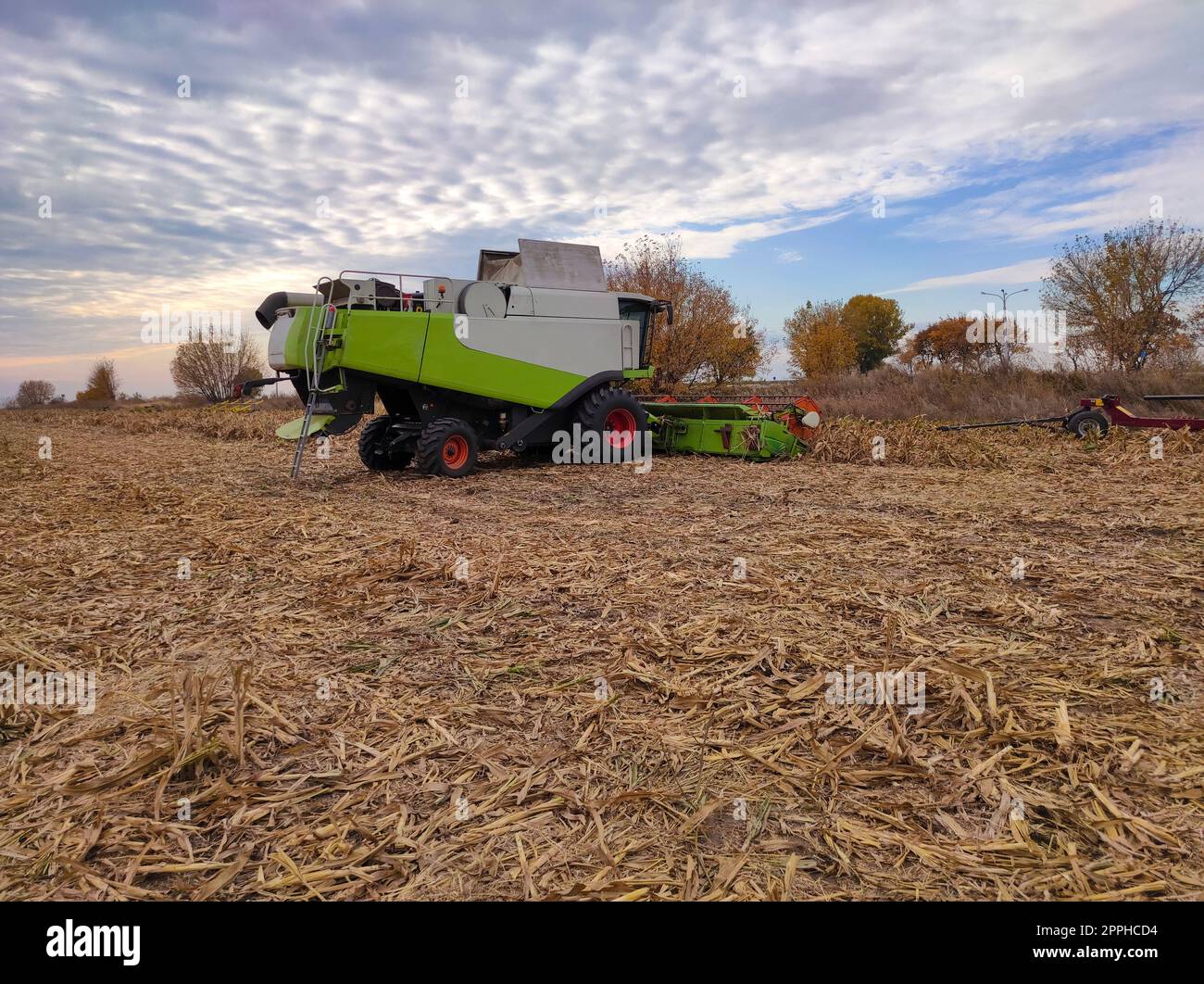 Machines de moisson. Banque D'Images