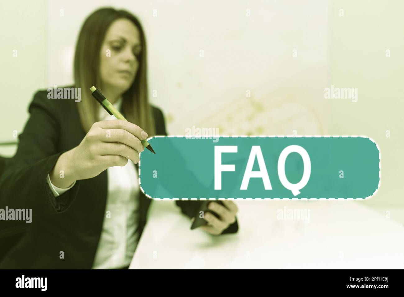 Inspiration montrant le signe FAQ. Concept Internet liste des questions et réponses les plus fréquemment posées sur un sujet particulier Banque D'Images
