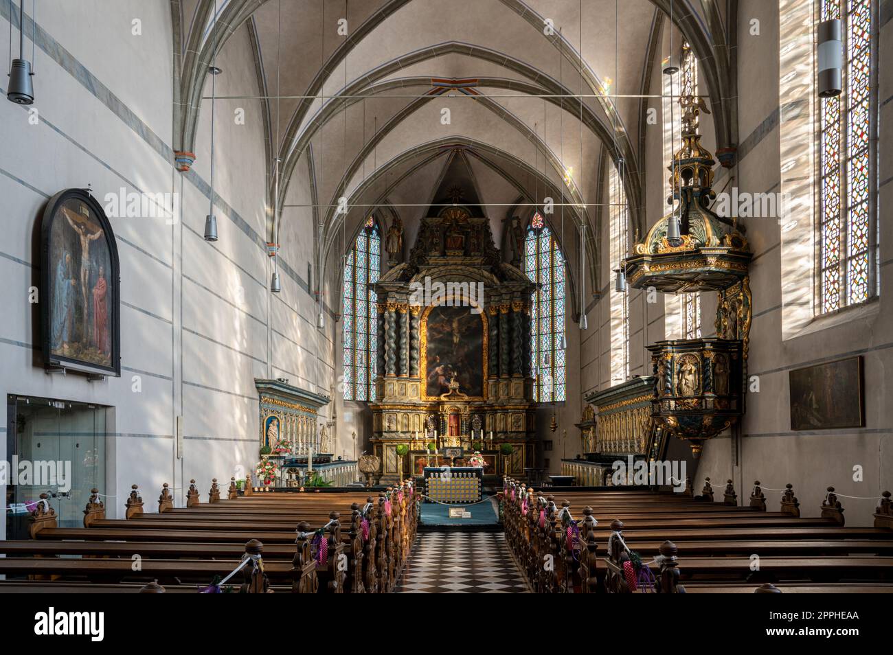 Église du monastère, Beyenburg, Allemagne Banque D'Images