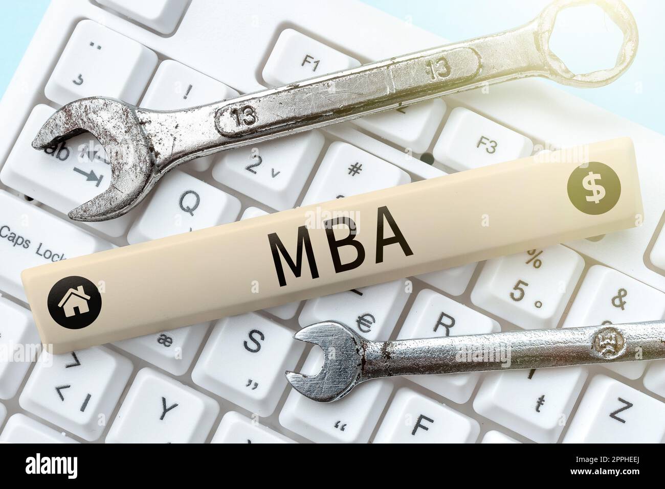 Légende du texte présentant MBA. Approche d'affaires conçue pour développer les compétences pour les carrières en affaires et en gestion Banque D'Images