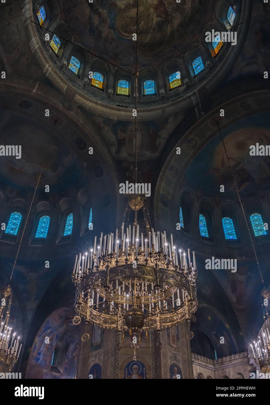 Vidéo de stock Premium - Cathédrale saint aleksandar nevski à sofia