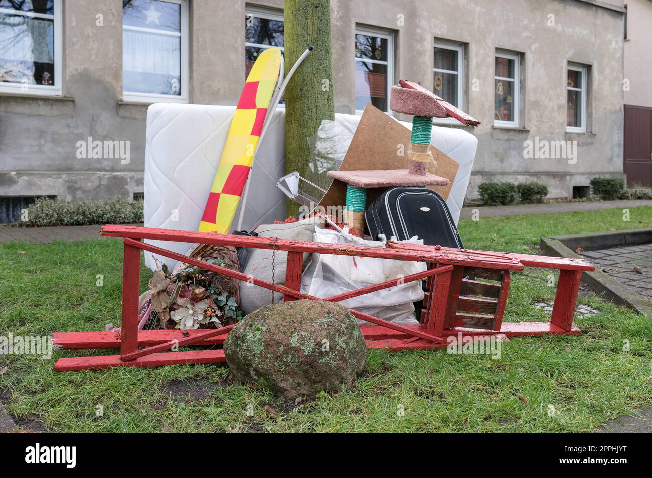 Tas de déchets volumineux Banque D'Images