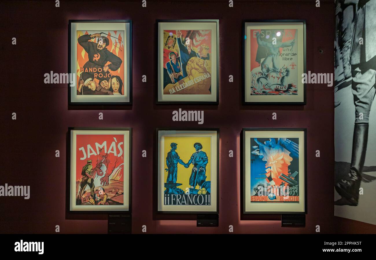 Francisco Franco Propaganda Posters Banque D'Images