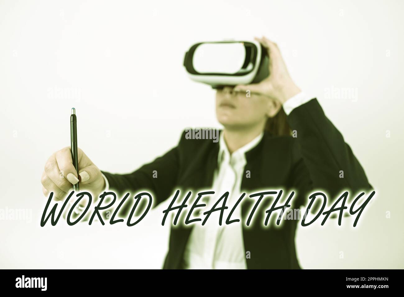 Affichage conceptuel Journée mondiale de la Santé. Vitrine de l'entreprise Journée mondiale de sensibilisation à la santé célébrée chaque année Banque D'Images