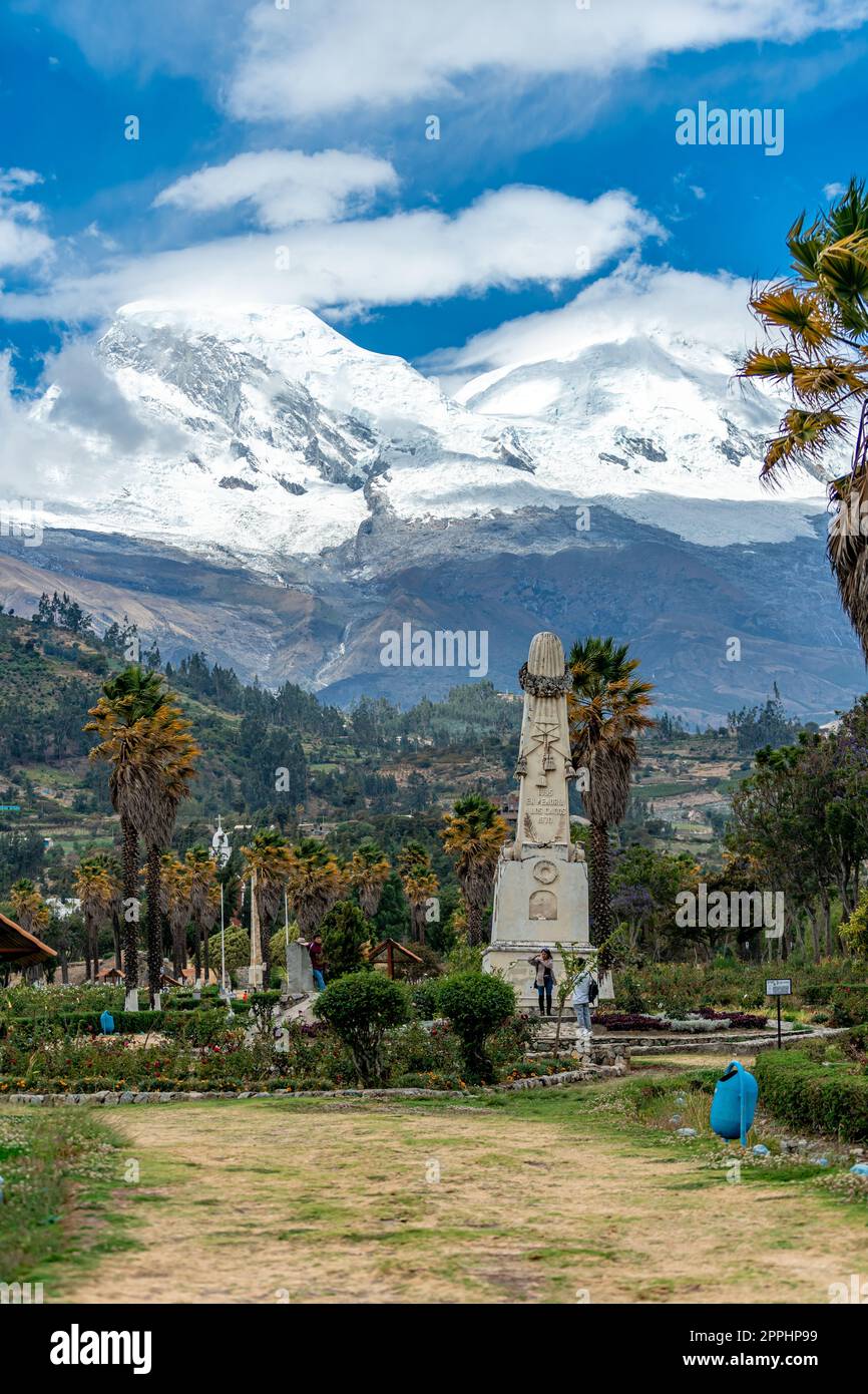 Yungay, Pérou - 16 septembre. 2022: Parc national Huascaran au Pérou à Yungay. Patrimoine naturel mondial de l'UNESCO. réserve de biosphère dans les Andes Banque D'Images