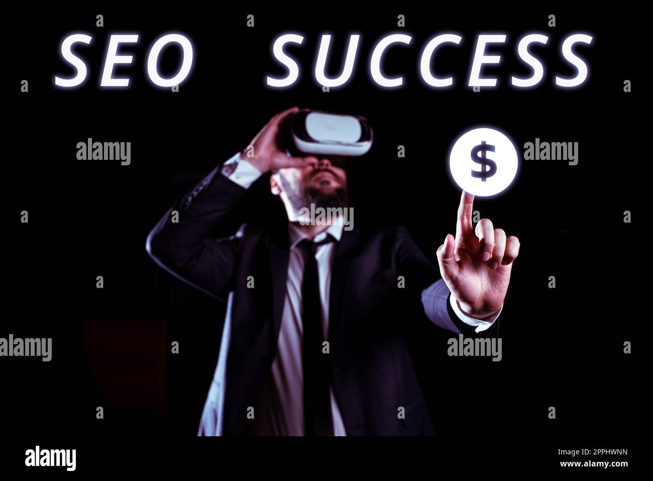 Écriture affichant le texte Seo réussie. Mot écrit sur l'accomplissement ou l'accomplissement de l'augmentation du trafic à un site Web Banque D'Images