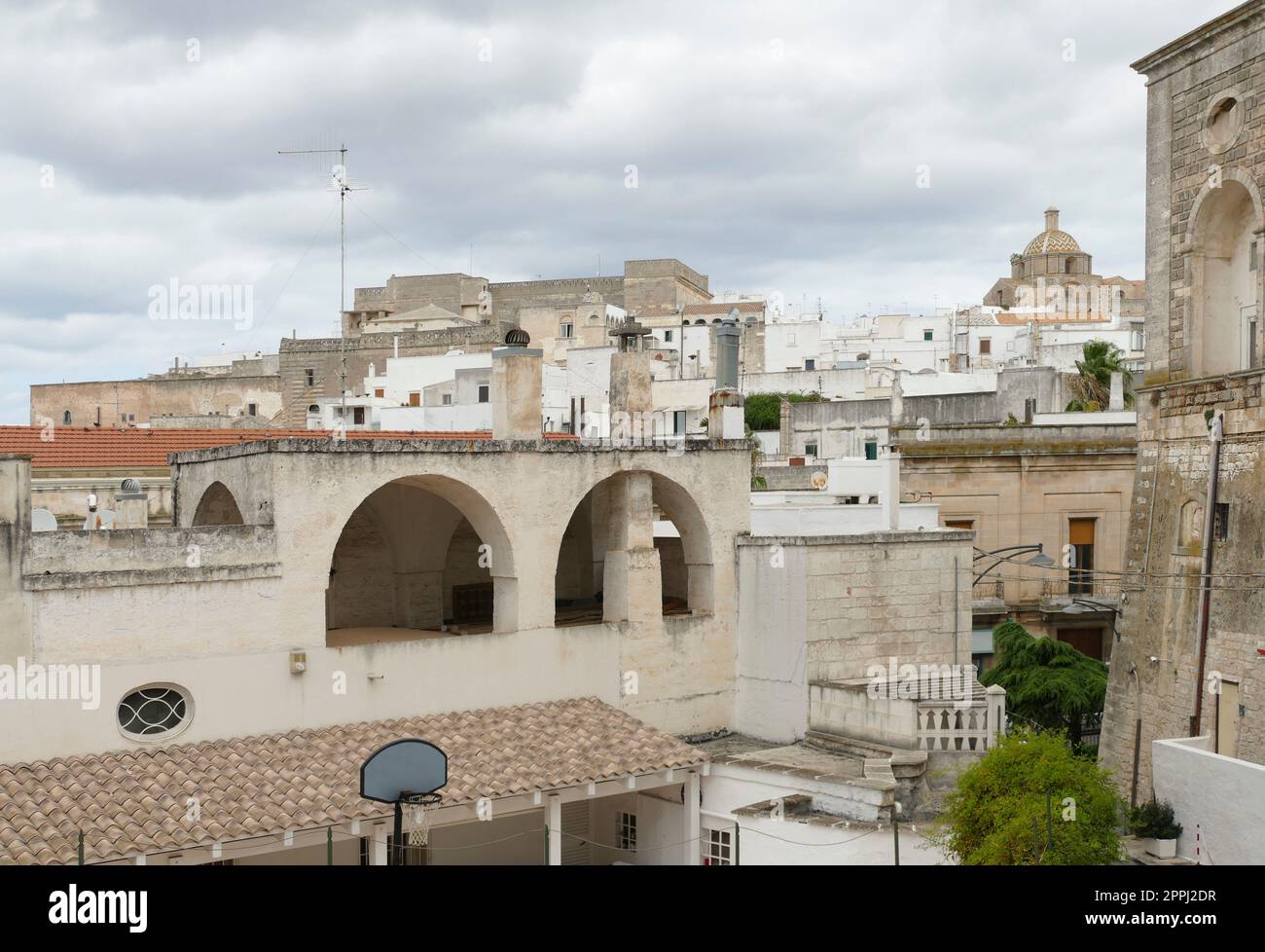 Ostuni en Italie Banque D'Images