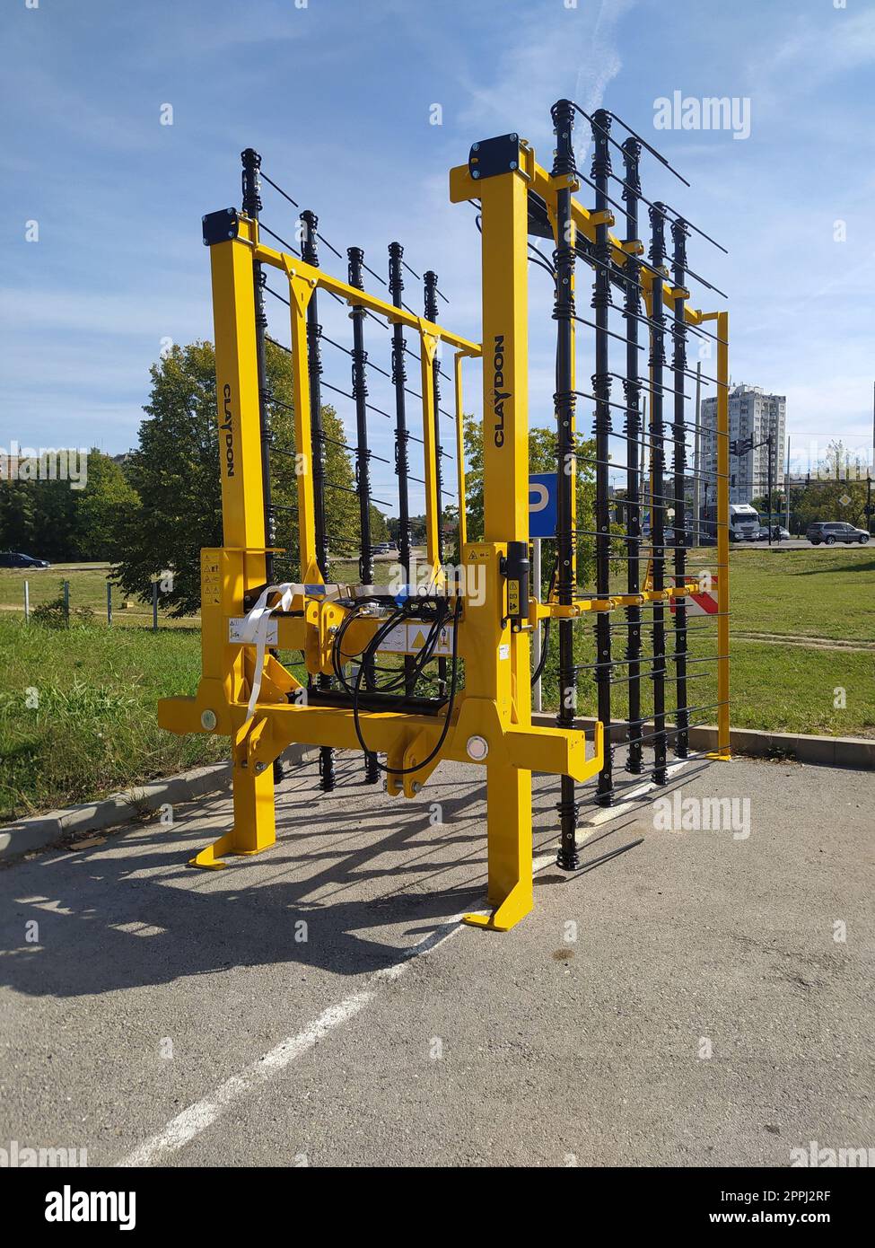 Cherkasy, Ukraine - 25 septembre 2022 : Strip-till de Claydon à Kiev, Ukraine Banque D'Images