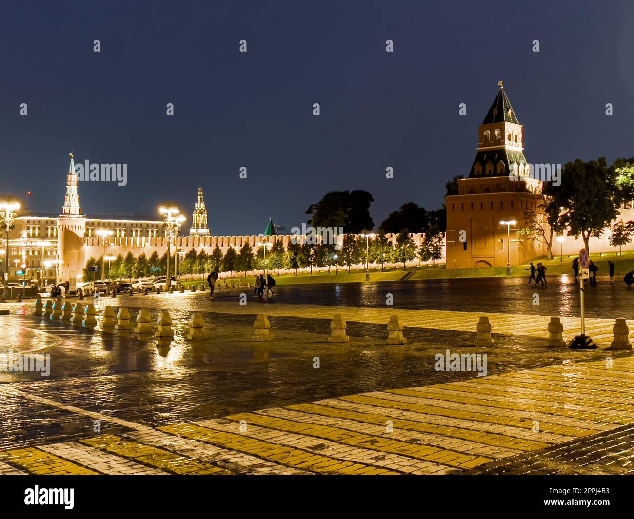 Voir le Kremlin à Moscou Banque D'Images