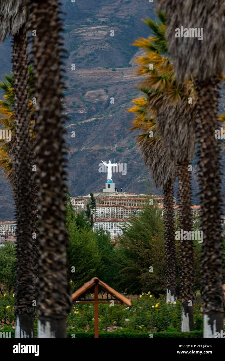 Parc national de Huascaran au Pérou à Yungay. Patrimoine naturel mondial de l'UNESCO. réserve de biosphère dans les Andes Banque D'Images