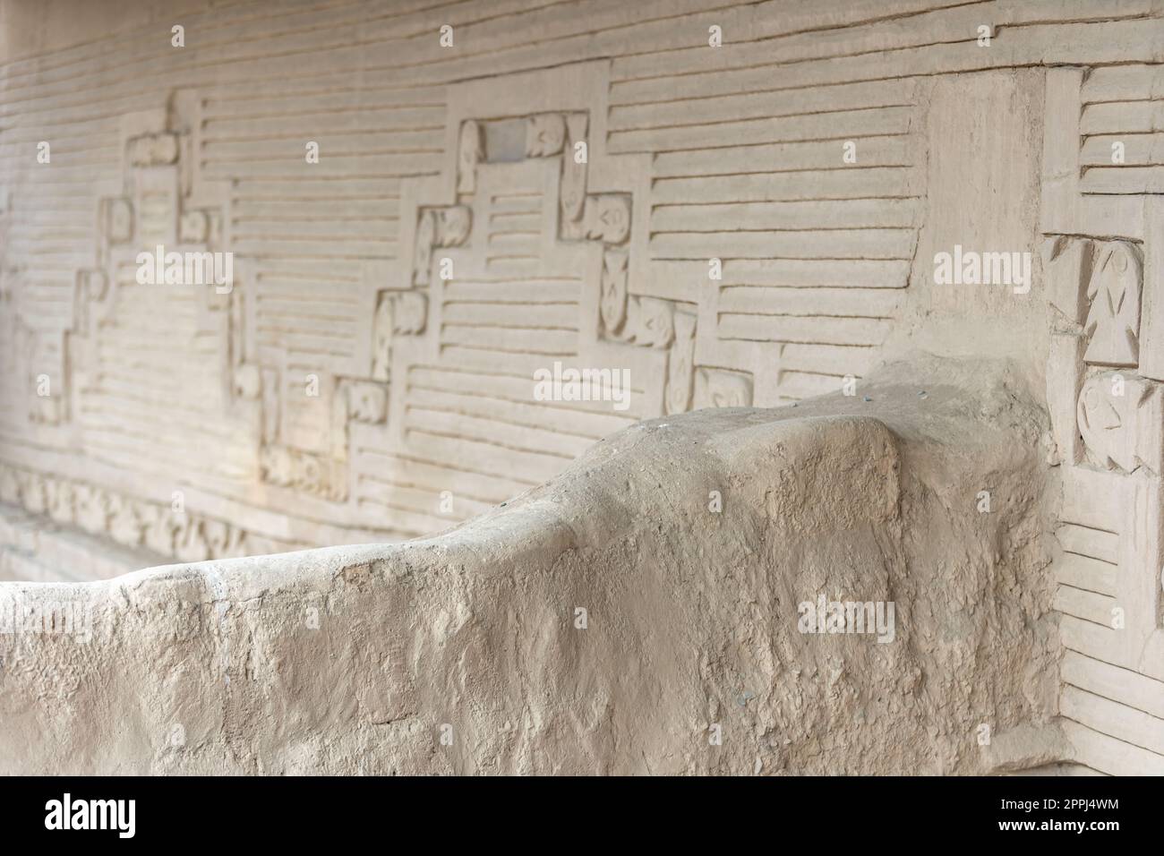 Site archéologique de la ville sacrée de Caral-Supe au Pérou Banque D'Images