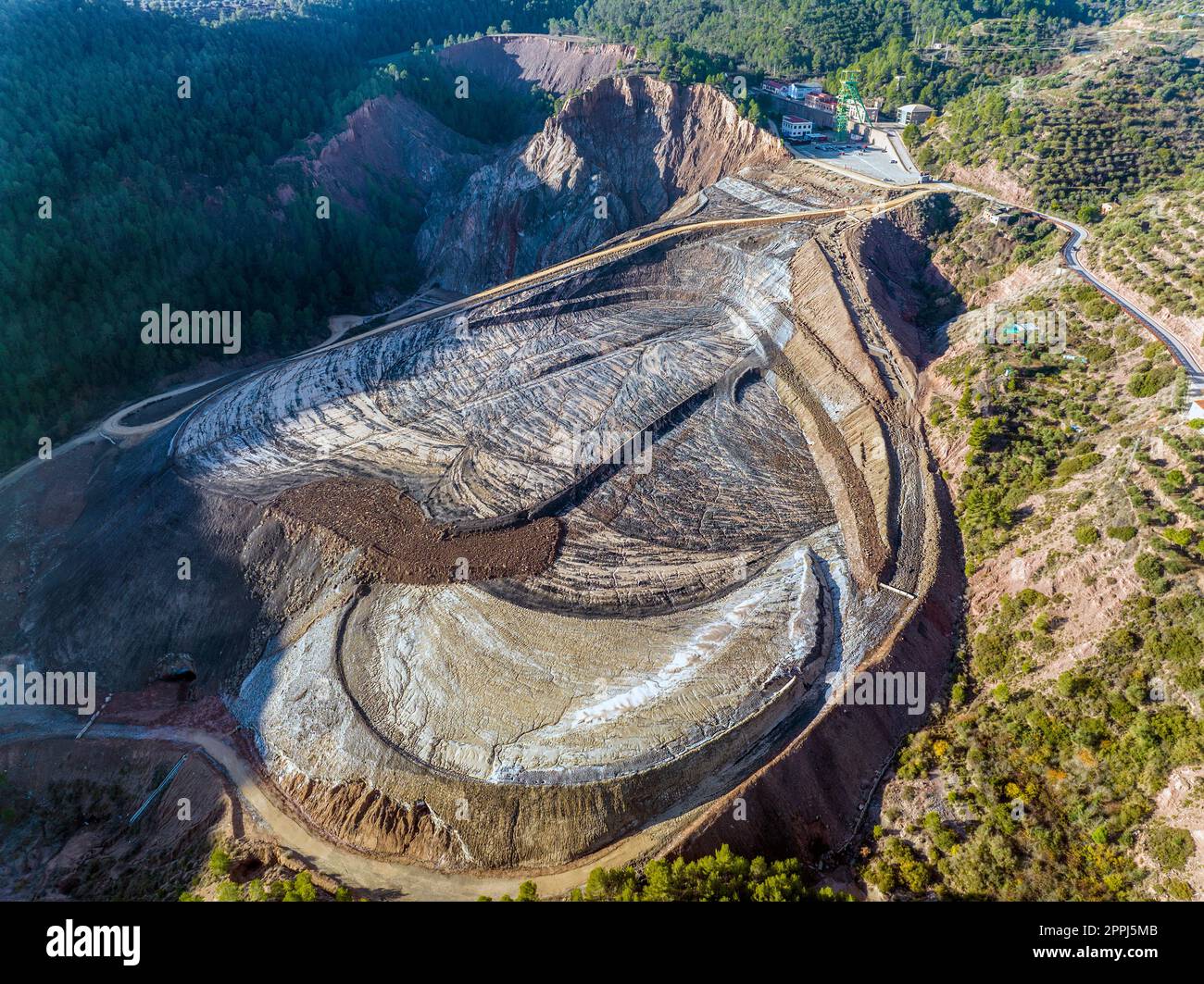 Mines de sel, Cardona à Barcelone Catalogne Espagne Banque D'Images