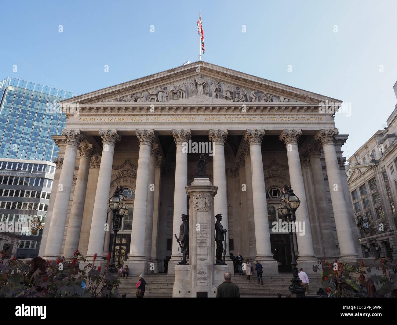Royal Exchange de Londres Banque D'Images