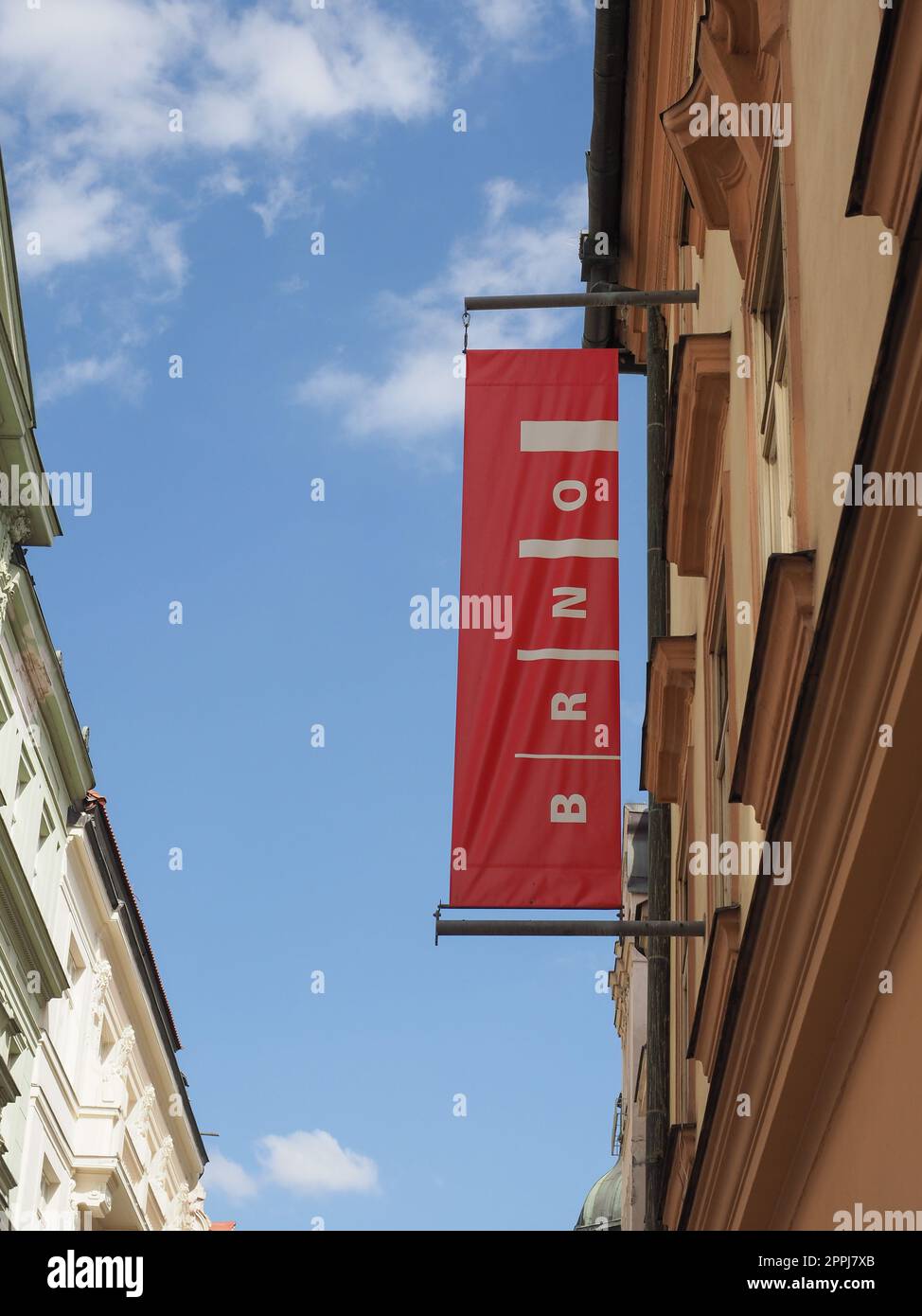 Signe de la ville à Brno Banque D'Images