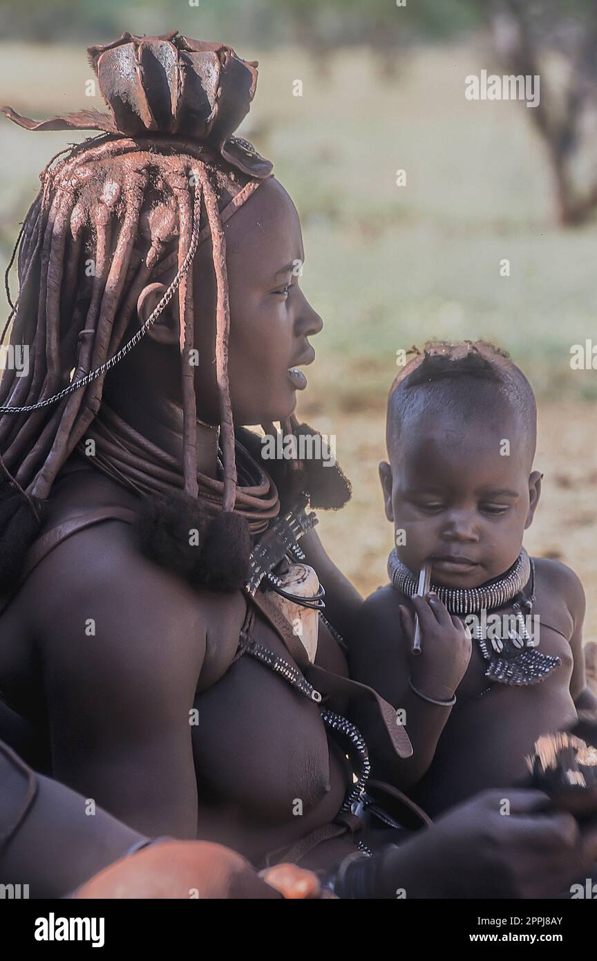 Peuple Himba Banque D'Images