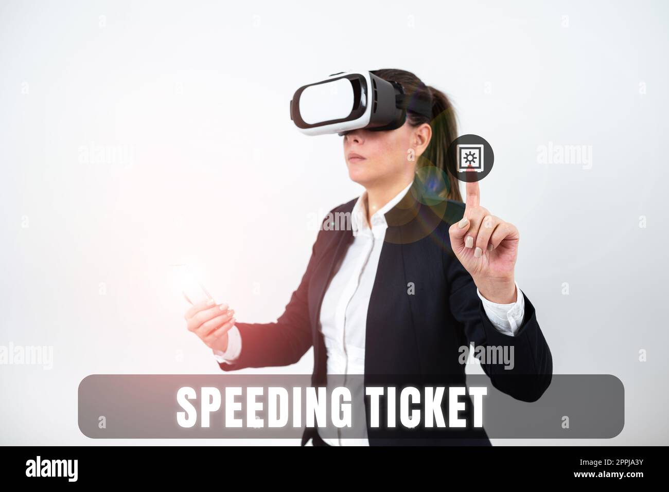 Ticket d'accélération de l'écriture manuscrite. Photo conceptuelle test psychologique pour la vitesse maximale d'exécution d'une tâche Banque D'Images