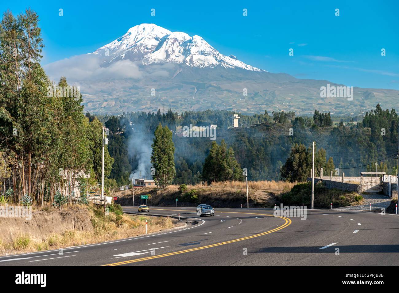 Equateur - 25 septembre 2022: Andes montagne Cotopaxi en Equateur Banque D'Images