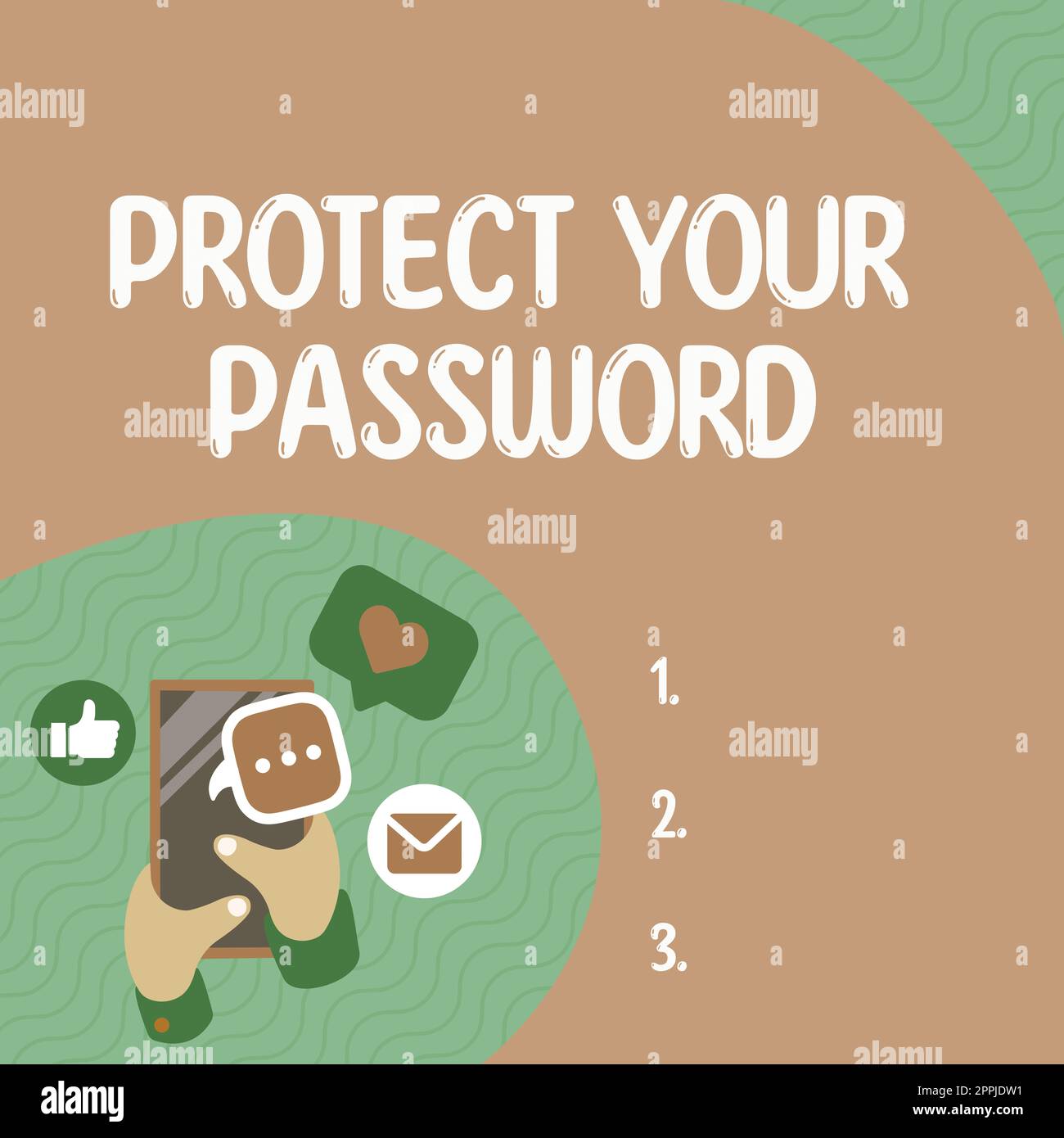 Inspiration montrant le signe Protégez votre mot de passe. La photo conceptuelle protège les informations accessibles via des ordinateurs Banque D'Images