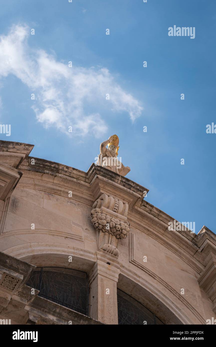 Église Saint Blaise, vieille ville de Dubrovnik, Croatie Banque D'Images