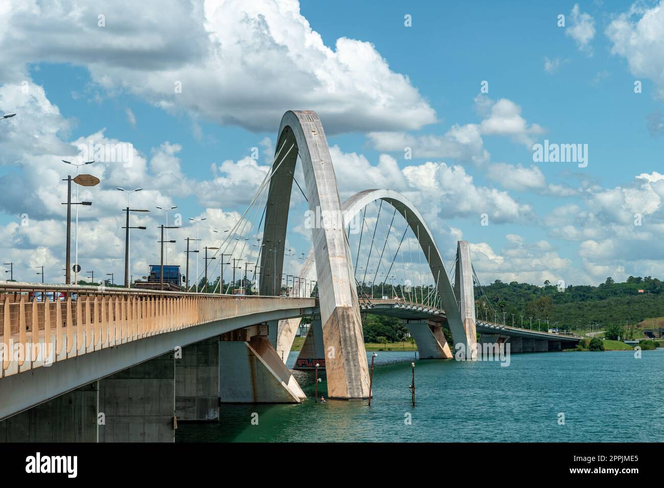 Brasilia, Brésil - 28 février 2022: Ponte Juscelino Kubitschek Banque D'Images